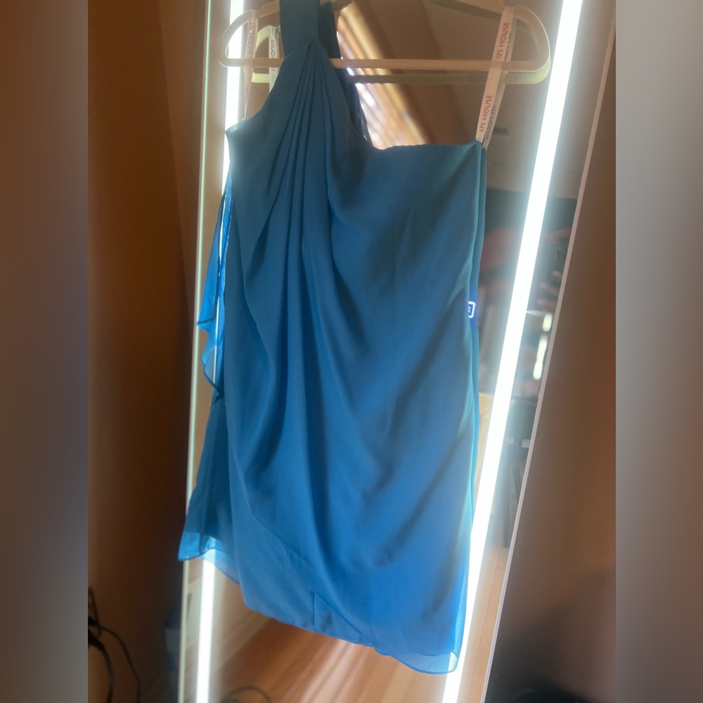Elegant party one shoulder dress. Wore once